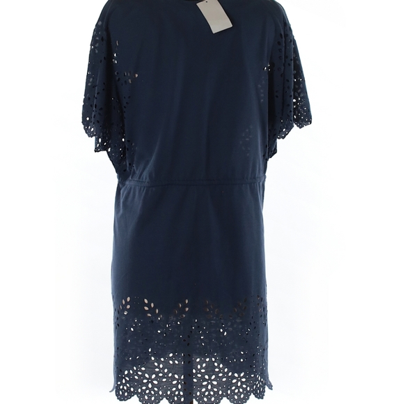 Faux suede cutout detail dress - Picture 2 of 2